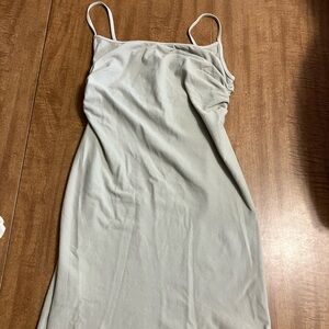 Lounge Light Gray Spaghetti Strap Dress